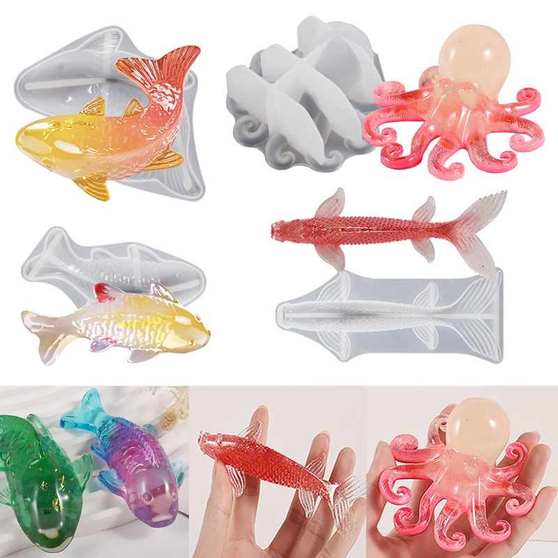 Aquarium Fish Farm - Stampo in Silicone per Resina Epossidica