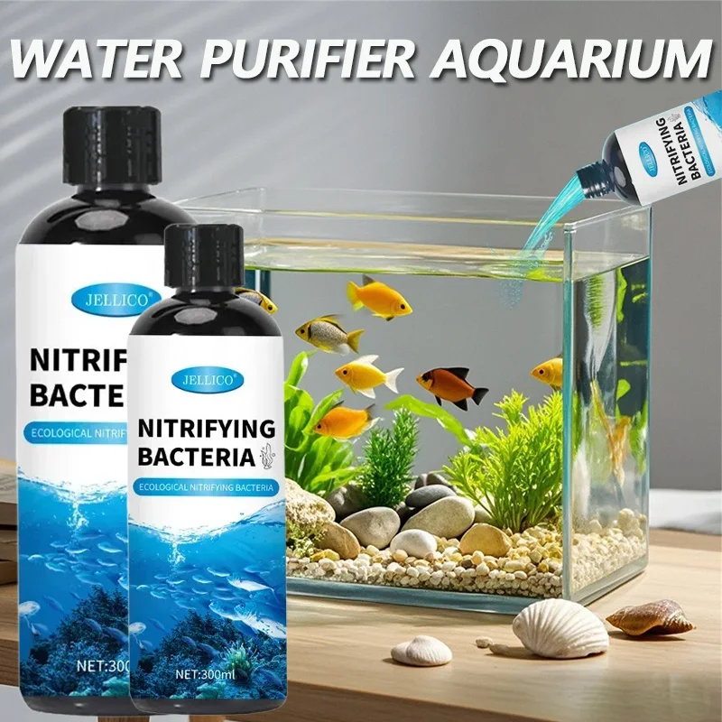 Aquarium Fish Farm - 300ml Batteri Nitrificanti Liquido Serbatoio di