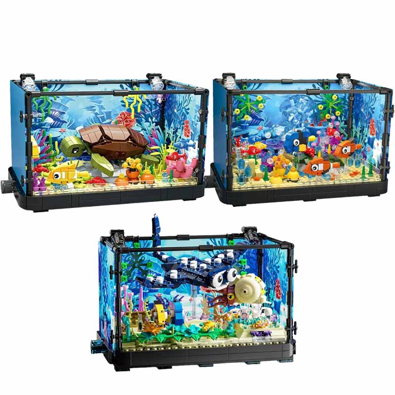 Aquarium Fish Farm - Set di blocchi da costruzione per
