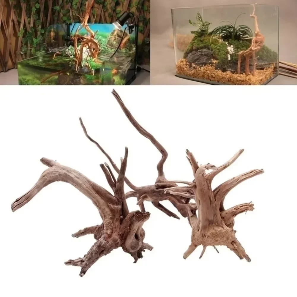Aquarium Fish Farm - Legno Naturale per Acquario 15-20CM -