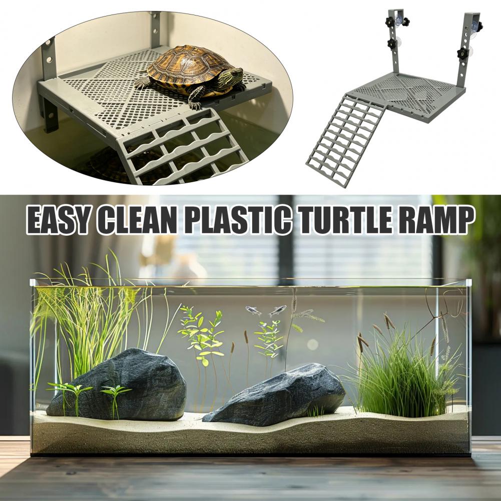 Aquarium Fish Farm - Decorazione per Acquario, Piattaforma per Tartarughe