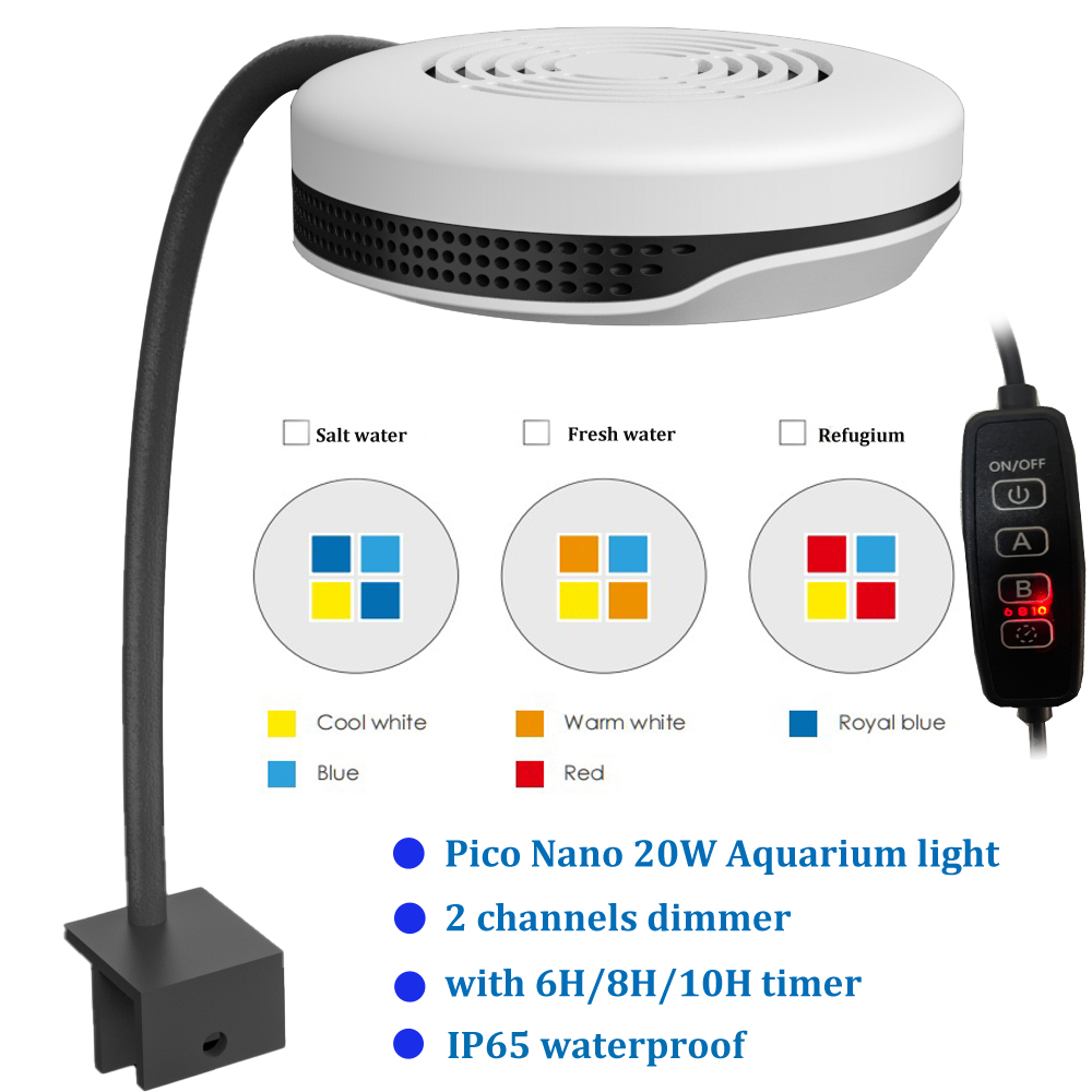 Refugium Light Nano - Lampada LED per Acquario da 20W