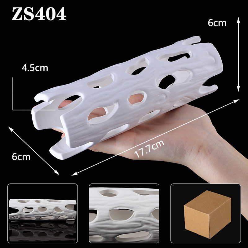 Serbatoio di ceramica bianca a - Aquarium Fish Hide recensione e prezzo