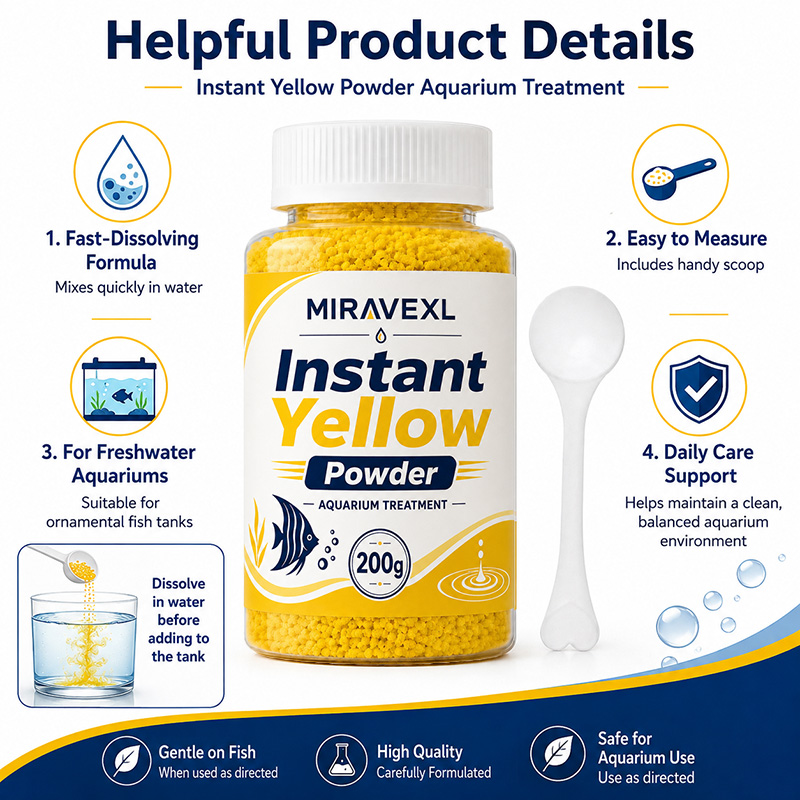 MIRAVEXL Polvere Gialla a Diss - Aquarium Fish Yellow recensione e prezzo