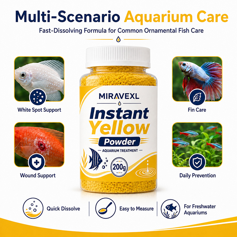 MIRAVEXL Polvere Gialla a Diss - Aquarium Fish Yellow recensione e prezzo
