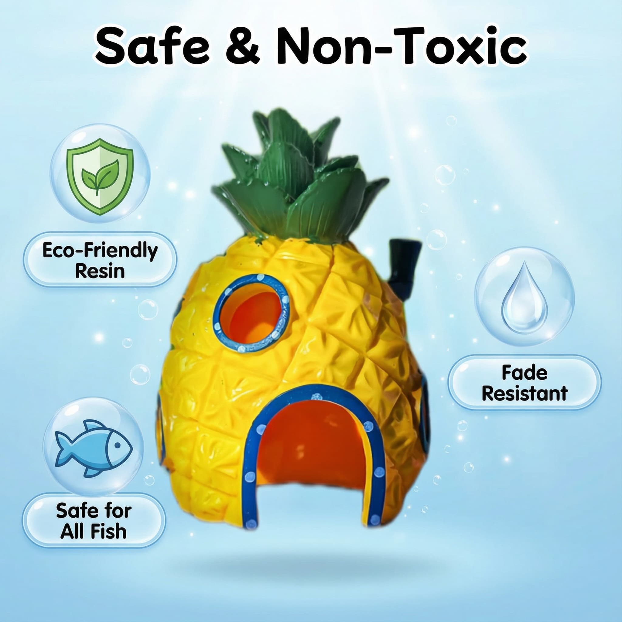 Decorazione per acquario Pinea - Aquarium Fish Hide recensione e prezzo